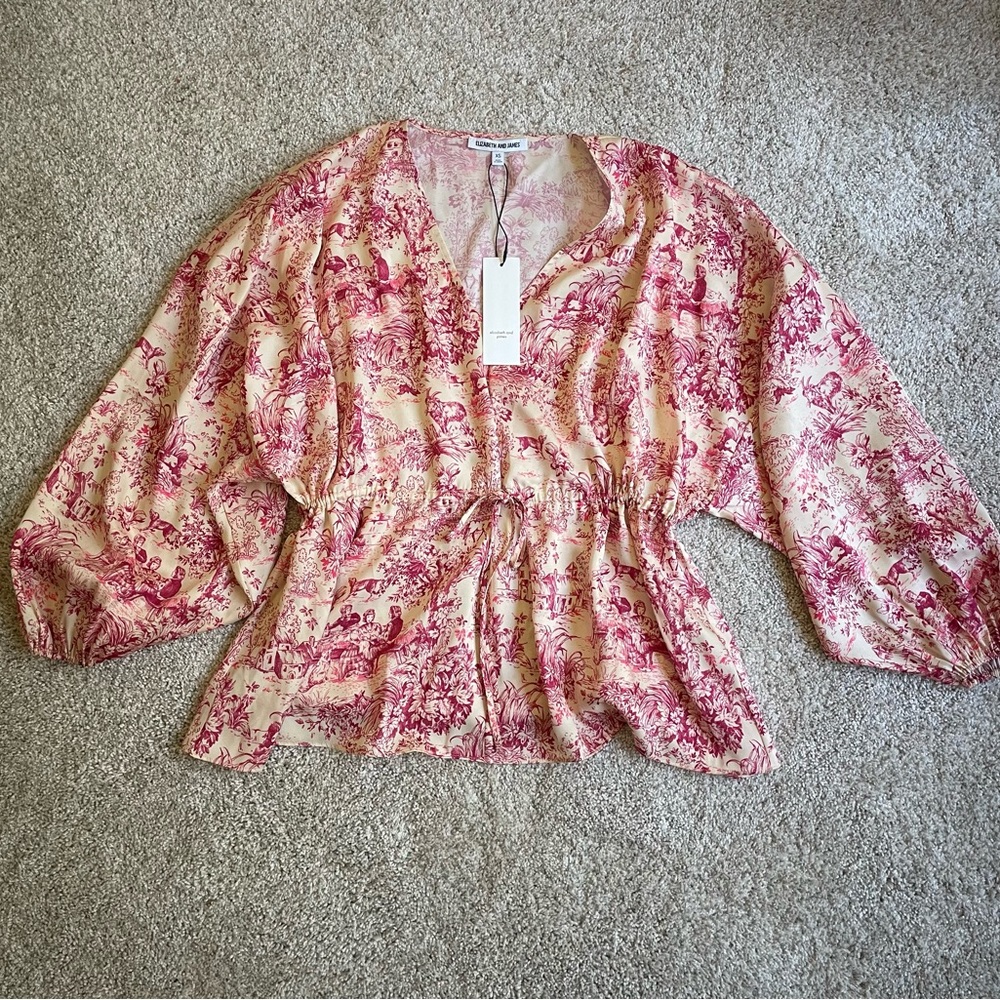 Elizabeth and James Peplum Top